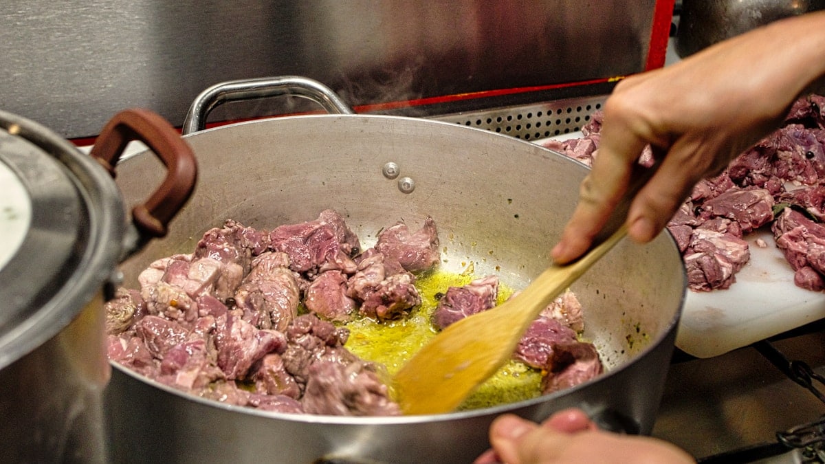 Polenta e spezzatino